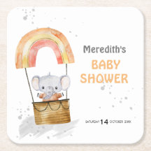 Babyelefone in Ballon, Babydusche, Papierfresser,