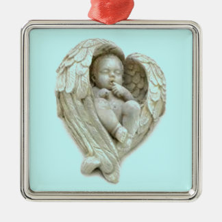 Babyengel wings Produkte Silbernes Ornament