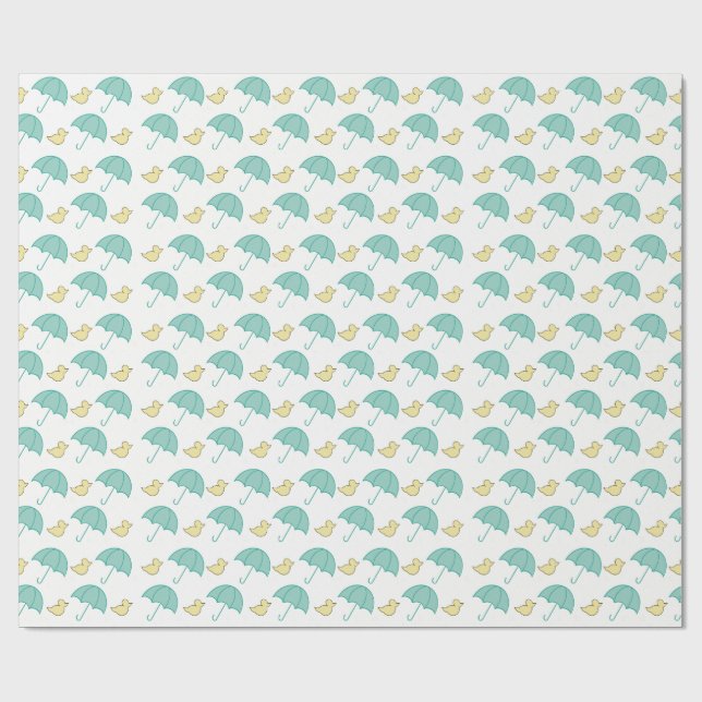 Babyenten Geschenkpapier (Flach)
