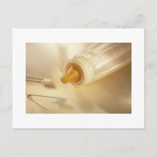 Babyflasche Baby Safety Buttone Babyartikel Postka Postkarte