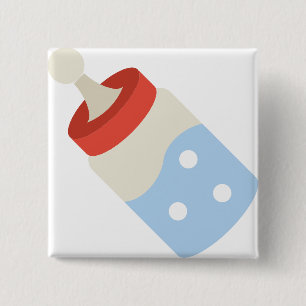 Babyflasche Button