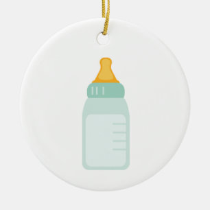 Babyflasche Keramik Ornament