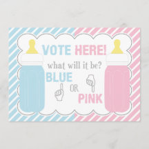 Babyflaschen-Geschlecht: Wahltisch