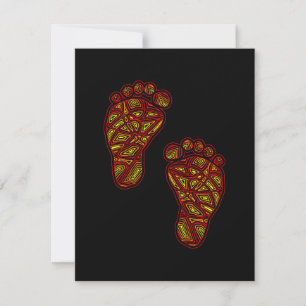 BabyFootprints Einladung