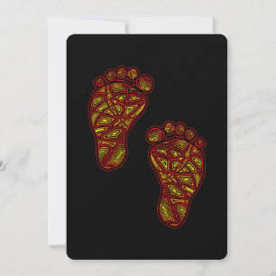 BabyFootprints Einladung