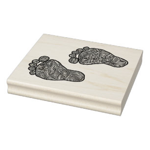 BabyFootprints Gummistempel