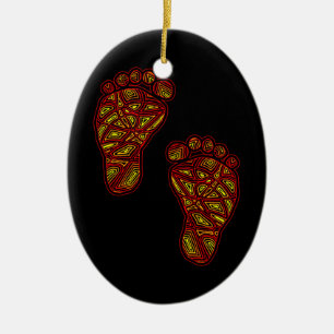 BabyFootprints Keramikornament