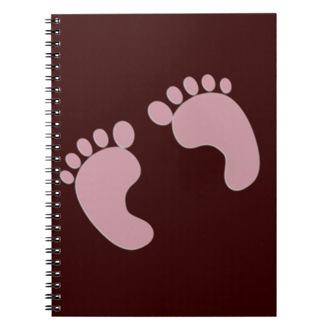 BabyFootprints Notizblock (Vorderseite)