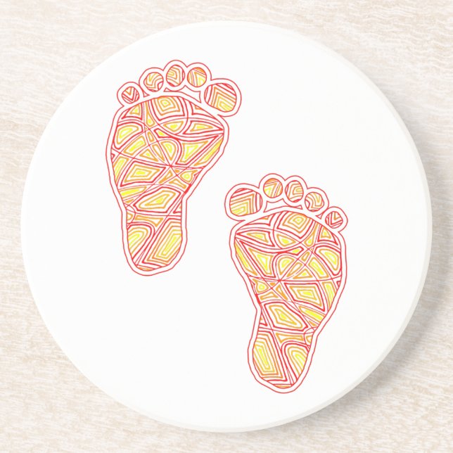 BabyFootprints Untersetzer (Vorne)