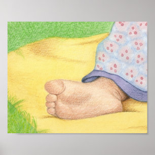 Babyfuß Poster