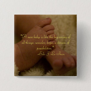 Babyfuß-Taste Button