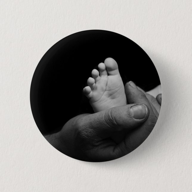 Babyfüße Button (Vorderseite)