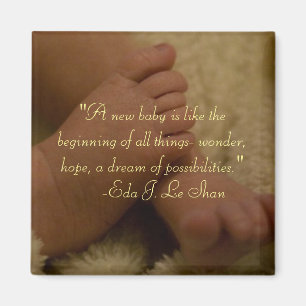 Babyfußmagnet Magnet