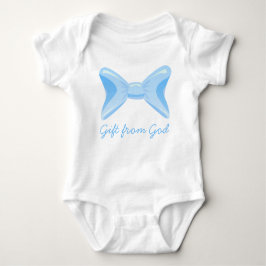 Babygeschenk von Gottes blauem Bogen Baby Strampler