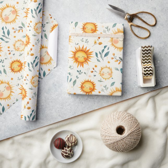 Babygeschenke für Blume und Sun Geschenkpapier (Kunsthandwerk)