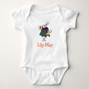 Babygeschenke von Lily-May-Mädchen - personalisier Baby Strampler