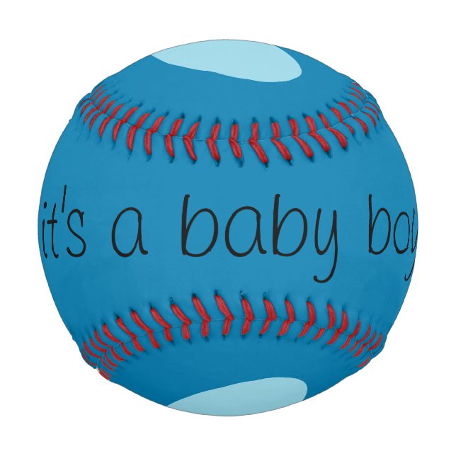 Babygeschlecht enthüllt Baseball von dalDesignNZ (Vorderseite)