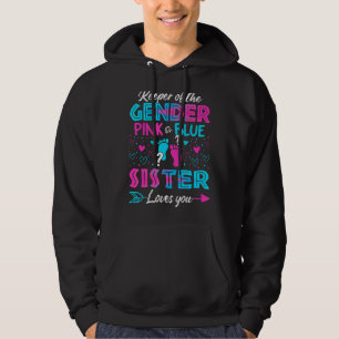 Babygeschlecht offenbart Dusche Rosa oder blaue Sc Hoodie