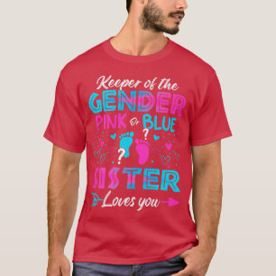 Babygeschlecht offenbart Dusche Rosa oder blaue Sc T-Shirt