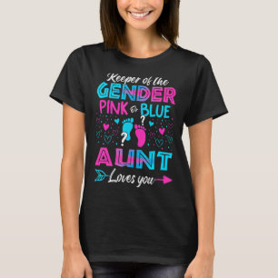 Babygeschlecht zeigt Dusche Rosa oder Blaue Tante  T-Shirt
