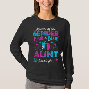 Babygeschlecht zeigt Dusche Rosa oder Blaue Tante  T-Shirt
