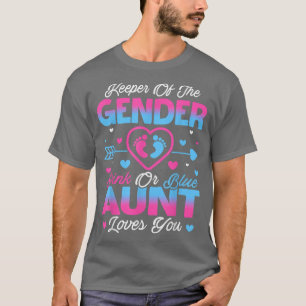 Babygeschlecht zeigt Dusche Rosa oder Blaue Tante T-Shirt