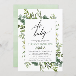 Babygeschlechtsneutrale Babydusche Einladung