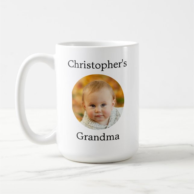 BabyGesicht Erinnerungen machen Kaffeetasse (Links)