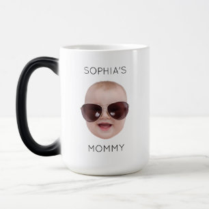 Babygesicht mit Kinderfoto-Geschenk für Familie Ne Verwandlungstasse