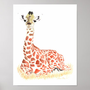 Babygiraffe Poster