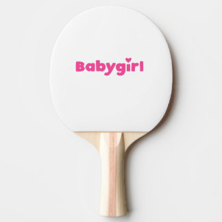 Babygirl  tischtennis schläger