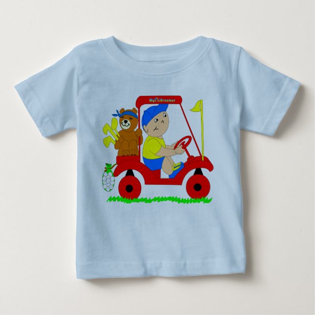 Babygolftuch Baby T-shirt (Vorderseite)