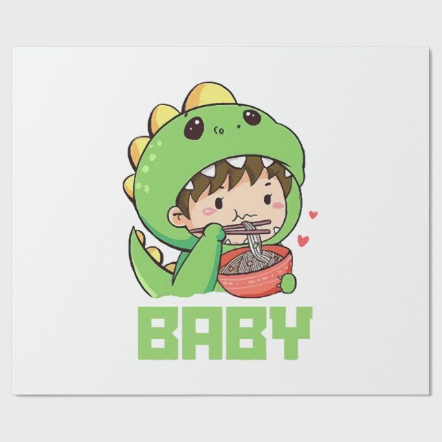 Babygotzin Geschenkpapier (Flach)