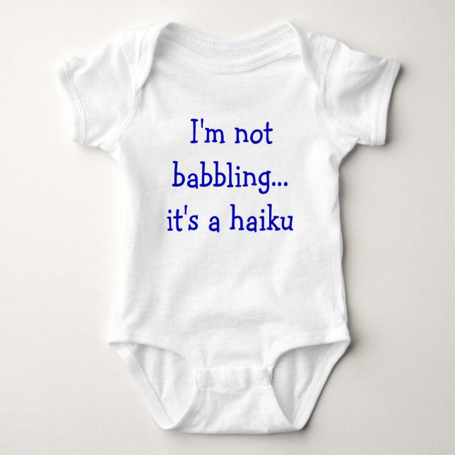 BabyHaiku Baby Strampler (Vorderseite)