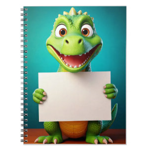 Babyheft - Name angeben - Baby Dinosaurier Notizblock