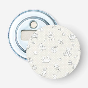 Babyhintergrund Flaschenöffner