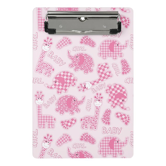 Babyhintergrund Mini Klemmbrett (Vorderseite)