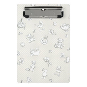 Babyhintergrund Mini Klemmbrett