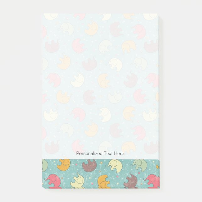 Babyhintergrund Post-it Klebezettel (Vorderseite)