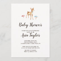 Babyhirsche mit Mushrooms Babydusche