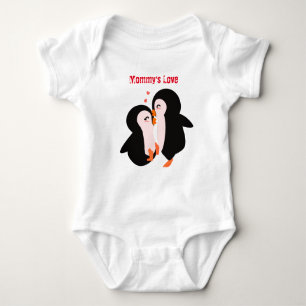 Babykarodysuit für Mommy-Liebe Baby Strampler