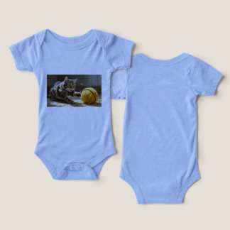 Babykleid mit einer Katze < 3