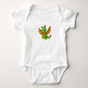 Babykleidung - Baby feuerspeiender Drache Strampler