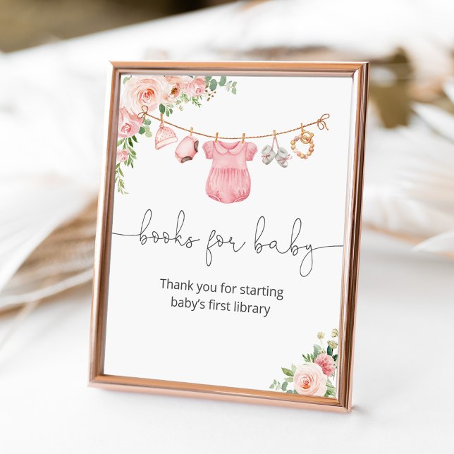 Babykleidung Bücher für Kinderzeichen Poster (Von Creator hochgeladen)