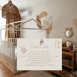 Babykleidung Cream Boy Duschbücher für Baby Begleitkarte