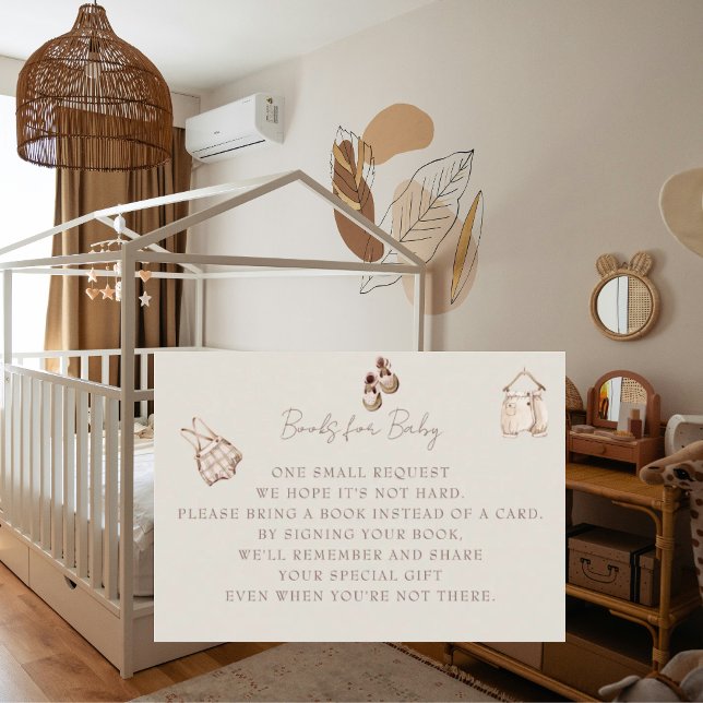 Babykleidung Cream Boy Duschbücher für Baby Begleitkarte (Von Creator hochgeladen)