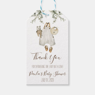 Babykleidung Geschlecht neutrale Babydusche Geschenkanhänger