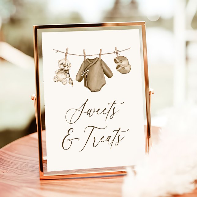 Babykleidung Kinderdusche Süßigkeiten und Leckerei Poster (Von Creator hochgeladen)