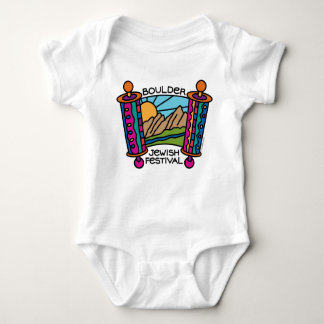 Babykleidung Logo BoulderJewish Festivals Baby Strampler