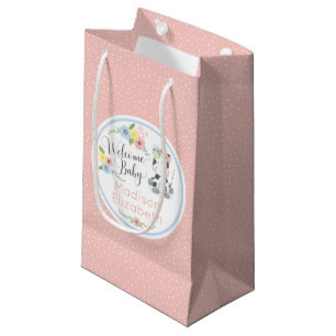 Babykuh Blumenkalb Willkommen Baby Custom Kleine Geschenktüte